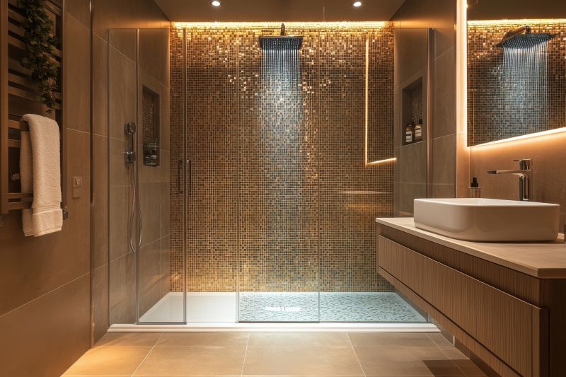 Luxury Bathroom with Metallic Accents
